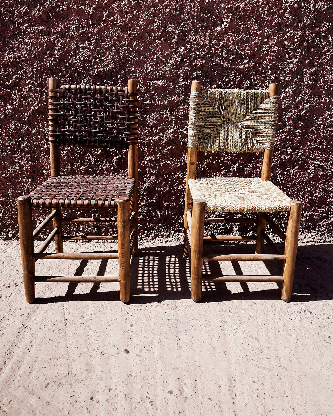 Sedia Parcelle Pelle